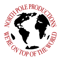 North Pole Productions Logo. We’re on top of the world!